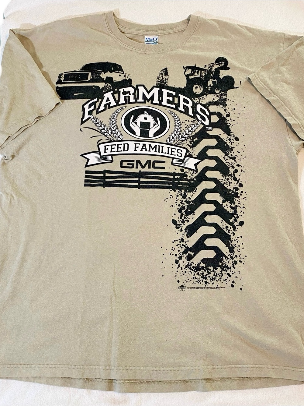 GMC Trucks Graphic Tshirt Men’s XL Beige Farm Country Rodeo Tee